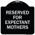 Signmission Reserved for Expectant Mothers Heavy-Gauge Aluminum Architectural Sign, 18" L, 18" H, BW-1818-23412 A-DES-BW-1818-23412
